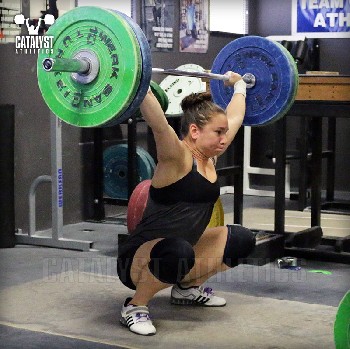 Alyssa snatch - Olympic Weightlifting, strength, conditioning, fitness, nutrition - Catalyst Athletics