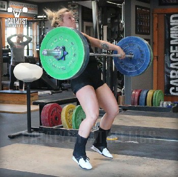 Carly snatch - Olympic Weightlifting, strength, conditioning, fitness, nutrition - Catalyst Athletics