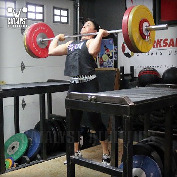 Laura jerk - Olympic Weightlifting, strength, conditioning, fitness, nutrition - Catalyst Athletics