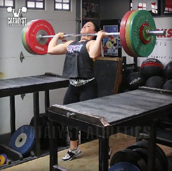 Laura jerk - Olympic Weightlifting, strength, conditioning, fitness, nutrition - Catalyst Athletics