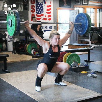 Carly snatch - Olympic Weightlifting, strength, conditioning, fitness, nutrition - Catalyst Athletics