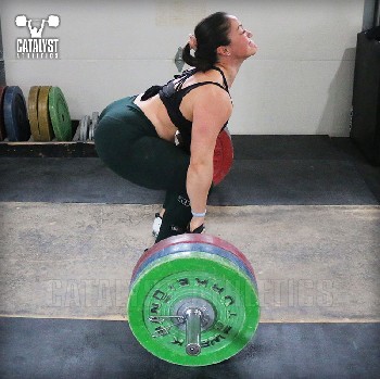 Laura clean pull - Olympic Weightlifting, strength, conditioning, fitness, nutrition - Catalyst Athletics