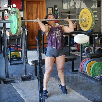 Lily push press - Olympic Weightlifting, strength, conditioning, fitness, nutrition - Catalyst Athletics