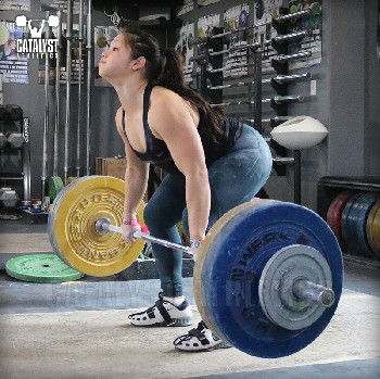 Lily clean pull - Olympic Weightlifting, strength, conditioning, fitness, nutrition - Catalyst Athletics