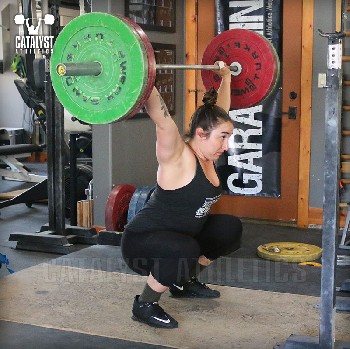 Sam overhead squat - Olympic Weightlifting, strength, conditioning, fitness, nutrition - Catalyst Athletics