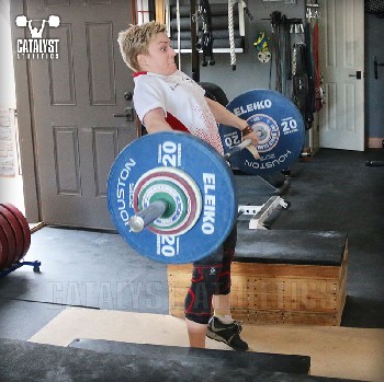 Amanda block snatch - Olympic Weightlifting, strength, conditioning, fitness, nutrition - Catalyst Athletics