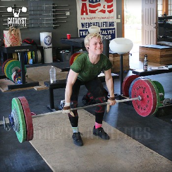 Amanda clean pull - Olympic Weightlifting, strength, conditioning, fitness, nutrition - Catalyst Athletics