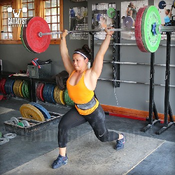 Lily jerk - Olympic Weightlifting, strength, conditioning, fitness, nutrition - Catalyst Athletics