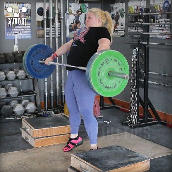 Katlin block snatch - Olympic Weightlifting, strength, conditioning, fitness, nutrition - Catalyst Athletics
