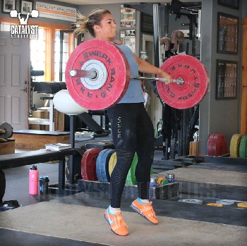 Nicole snatch - Olympic Weightlifting, strength, conditioning, fitness, nutrition - Catalyst Athletics