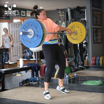 Laura snatch - Olympic Weightlifting, strength, conditioning, fitness, nutrition - Catalyst Athletics