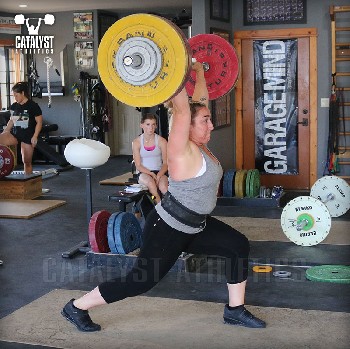 Sam jerk - Olympic Weightlifting, strength, conditioning, fitness, nutrition - Catalyst Athletics