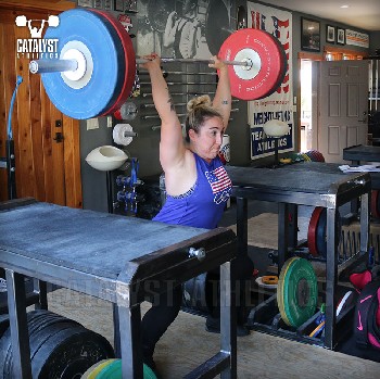 Sam power jerk - Olympic Weightlifting, strength, conditioning, fitness, nutrition - Catalyst Athletics