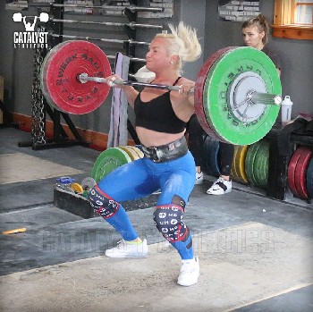 Sarabeth clean - Olympic Weightlifting, strength, conditioning, fitness, nutrition - Catalyst Athletics