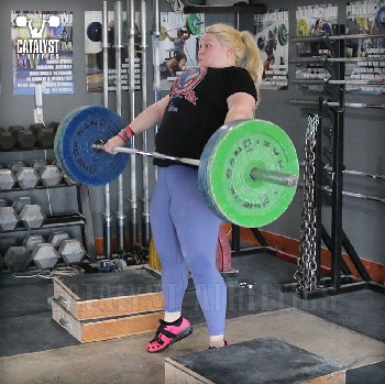 Katlin block snatch - Olympic Weightlifting, strength, conditioning, fitness, nutrition - Catalyst Athletics