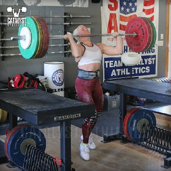 Sarabeth jerk - Olympic Weightlifting, strength, conditioning, fitness, nutrition - Catalyst Athletics