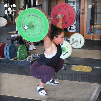Laura snatch - Olympic Weightlifting, strength, conditioning, fitness, nutrition - Catalyst Athletics