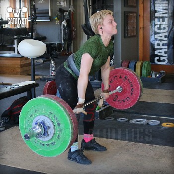 Amanda clean pull - Olympic Weightlifting, strength, conditioning, fitness, nutrition - Catalyst Athletics
