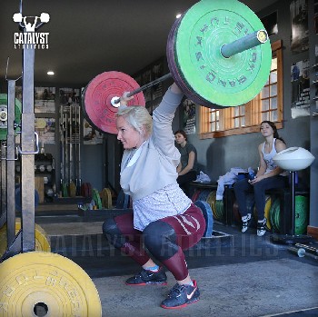 Sarabeth overhead squat - Olympic Weightlifting, strength, conditioning, fitness, nutrition - Catalyst Athletics