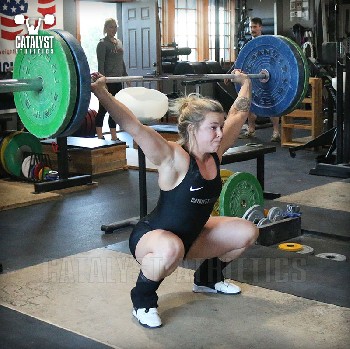 Carly snatch - Olympic Weightlifting, strength, conditioning, fitness, nutrition - Catalyst Athletics