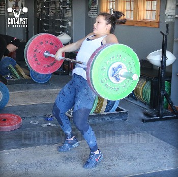 Lily clean - Olympic Weightlifting, strength, conditioning, fitness, nutrition - Catalyst Athletics