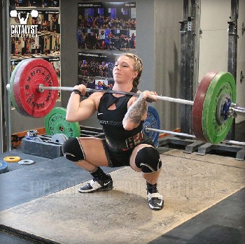 Kristin clean - Olympic Weightlifting, strength, conditioning, fitness, nutrition - Catalyst Athletics