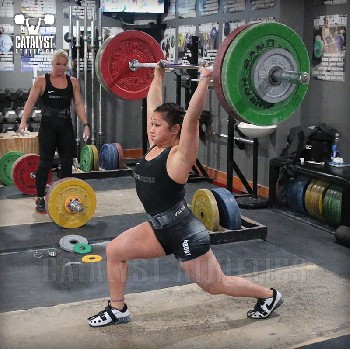 Lily jerk - Olympic Weightlifting, strength, conditioning, fitness, nutrition - Catalyst Athletics