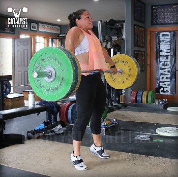 Laura snatch pull - Olympic Weightlifting, strength, conditioning, fitness, nutrition - Catalyst Athletics
