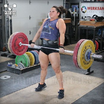 Lily clean pull - Olympic Weightlifting, strength, conditioning, fitness, nutrition - Catalyst Athletics