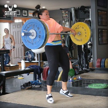 Laura snatch - Olympic Weightlifting, strength, conditioning, fitness, nutrition - Catalyst Athletics