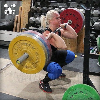 Sarabeth Front Squat - Olympic Weightlifting, strength, conditioning, fitness, nutrition - Catalyst Athletics