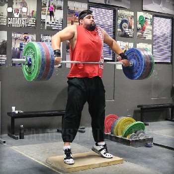 Brian snatch high-pull on riser - Olympic Weightlifting, strength, conditioning, fitness, nutrition - Catalyst Athletics