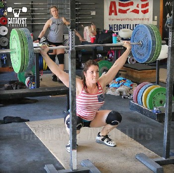 Erin overhead squat - Olympic Weightlifting, strength, conditioning, fitness, nutrition - Catalyst Athletics