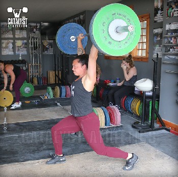 Steph jerk - Olympic Weightlifting, strength, conditioning, fitness, nutrition - Catalyst Athletics