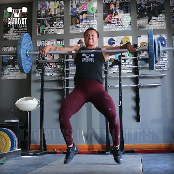 Steph snatch - Olympic Weightlifting, strength, conditioning, fitness, nutrition - Catalyst Athletics