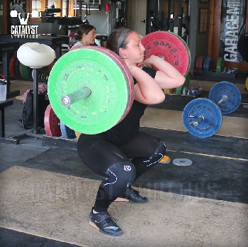 Caitlin clean - Olympic Weightlifting, strength, conditioning, fitness, nutrition - Catalyst Athletics