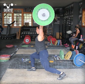 Steph jerk - Olympic Weightlifting, strength, conditioning, fitness, nutrition - Catalyst Athletics